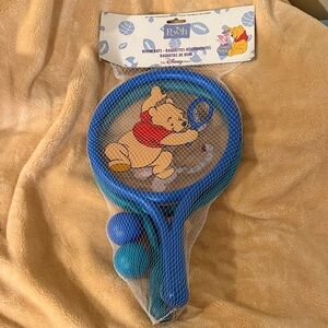 Disney Pooh Boom Bats Set - Blue and Yellow